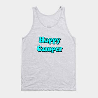 Happy Camper Cyan Tank Top